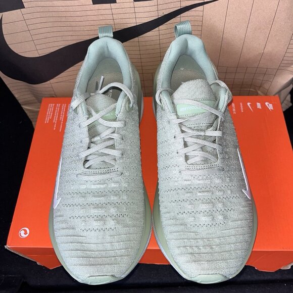 NEW Nike ReactX Infinity Run 4 Running Shoes Oil Green DR2665-300 Men Size 9 - Picture 3 of 6